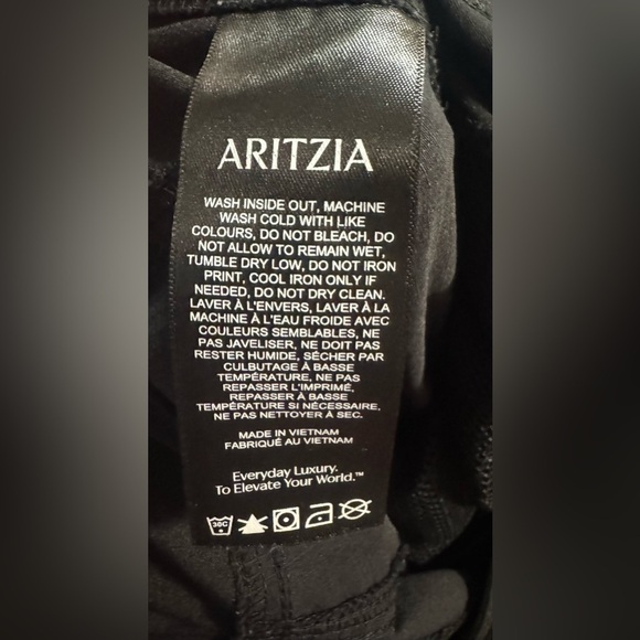 Aritzia Golden Traverse Convertible Cordura Hiking Pants Black Size 6 Camping - Picture 15 of 16